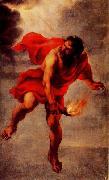 Jan Cossiers Prometheus Carrying Fire oil painting